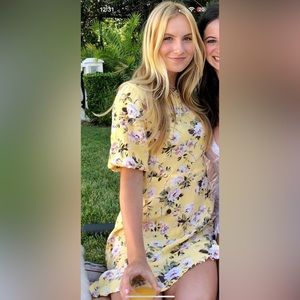 Faithful the brand yellow flower dress